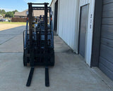2007 NISSAN MPL01A20LV 4000 LB LP GAS FORKLIFT PNEUMATIC 84/130" 2 STAGE MAST 3158 HOURS STOCK # BF9103159-ARB