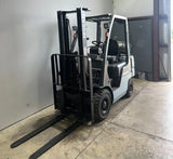 2005 NISSAN MPL01A20LV 4000 LB LP GAS FORKLIFT PNEUMATIC 84/130" 2 STAGE MAST 10284 HOURS STOCK # BF9101929-ARB - United Lift LLC