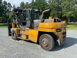 2016 HYUNDAI 160D-9L 32000 LB DIESEL FORKLIFT PNEUMATIC 125/126" 2 STAGE MAST DUAL DRIVE TIRES ENCLOSED CAB WITH HEAT AND A/C 15689 HOURS STOCK # BF9597769-BUF - United Lift Equipment LLC