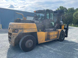 2016 HYUNDAI 160D-9L 32000 LB DIESEL FORKLIFT PNEUMATIC 125/126" 2 STAGE MAST DUAL DRIVE TIRES ENCLOSED CAB WITH HEAT AND A/C 15689 HOURS STOCK # BF9597769-BUF - United Lift Equipment LLC