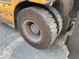 2016 HYUNDAI 160D-9L 32000 LB DIESEL FORKLIFT PNEUMATIC 125/126" 2 STAGE MAST DUAL DRIVE TIRES ENCLOSED CAB WITH HEAT AND A/C 15689 HOURS STOCK # BF9597769-BUF - United Lift Equipment LLC