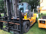 2016 HYUNDAI 160D-9L 32000 LB DIESEL FORKLIFT PNEUMATIC 125/126" 2 STAGE MAST DUAL DRIVE TIRES ENCLOSED CAB WITH HEAT AND A/C 15689 HOURS STOCK # BF9597769-BUF - United Lift Equipment LLC