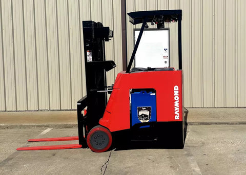 2014 RAYMOND 425-C40TT 4000 LB ELECTRIC FORKLIFT 83/188" 3 STAGE MAST CUSHION SIDE SHIFTER 6178 HOURS STOCK # BF9132789-ARB - United Lift LLC