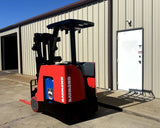 2015 RAYMOND 415-C30TT 3000 LB ELECTRIC DOCK STOCKER FORKLIFT 83/189" 3 STAGE MAST SIDE SHIFTER 2201 HOURS STOCK # BF982879-ARB