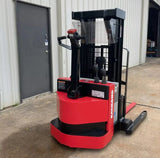 2016 RAYMOND RSS40 4000 LB ELECTRIC FORKLIFT WALKIE STACKER CUSHION 72/150" 3 STAGE MAST SIDE SHIFTER 800 HOURS STOCK # BF9125169-ARB - United Lift LLC