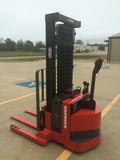 2010 RAYMOND RSS40 4000 LB ELECTRIC FORKLIFT 86/128" 2 STAGE MAST WALKIE STACKER CUSHION SIDE SHIFTER 10276 HOURS STOCK # BF967529-ARB - United Lift Equipment LLC