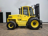 2020 SELLICK S80 4WD 8000 LB DIESEL ROUGH TERRAIN 4WD FORKLIFT PNEUMATIC 106/144" 2 STAGE MAST SIDE SHIFTER ENCLOSED CAB 2458 HOURS STOCK # BF9344589-BUF - United Lift LLC