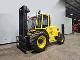 2020 SELLICK S80 4WD 8000 LB DIESEL ROUGH TERRAIN 4WD FORKLIFT PNEUMATIC 106/144" 2 STAGE MAST SIDE SHIFTER ENCLOSED CAB 2458 HOURS STOCK # BF9344589-BUF - United Lift LLC