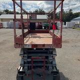 2013 SKYJACK SJ4632 SCISSOR LIFT 32' REACH ELECTRIC SMOOTH CUSHION TIRES 349 HOURS STOCK # BF956549-WIBFL