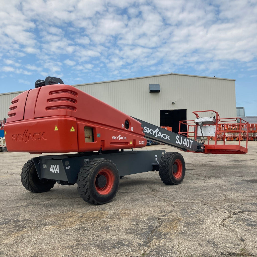 2015 SKYJACK SJ40T ARTICULATING BOOM LIFT AERIAL LIFT 40' REACH DIESEL ...