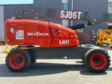 2020 SKYJACK SJ86T STRAIGHT BOOM LIFT AERIAL LIFT WITH JIB ARM 86' REACH DIESEL 495 HOURS STOCK # BF91174719-NLPA - United Lift Equipment LLC