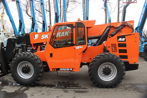 2019 JLG SKYTRAK 10054 10000 LB DIESEL TELESCOPIC FORKLIFT TELEHANDLER PNEUMATIC 4WD OUTRIGGERS HEATED CAB 2682 HOURS STOCK # BF9845129-NLE - United Lift LLC