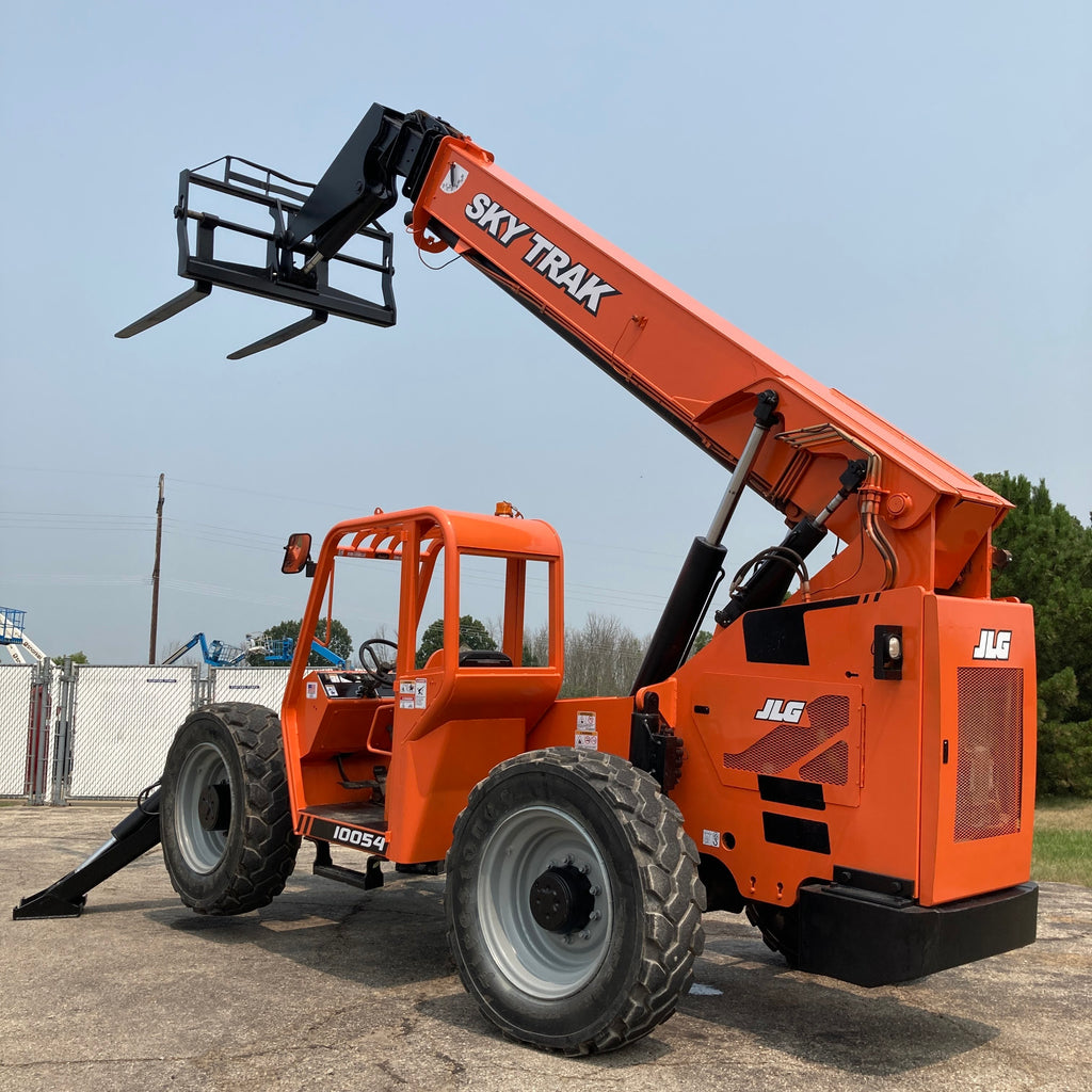 2014 SKYTRAK 10054 10000 LB DIESEL TELESCOPIC FORKLIFT TELEHANDLER ...