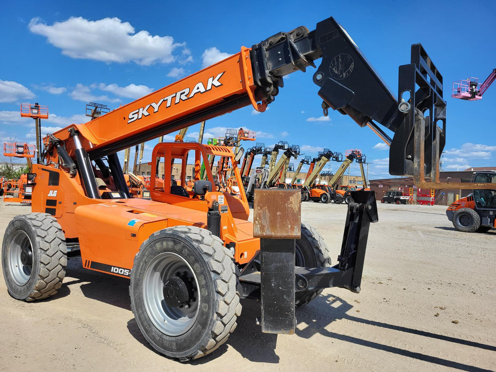 2019 SKYTRAK 10054 10000 LB DIESEL TELESCOPIC FORKLIFT TELEHANDLER OPEN ...
