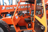 2017 JLG SKYTRAK 10054 10000 LB DIESEL TELESCOPIC FORKLIFT TELEHANDLER PNEUMATIC 4WD OUTRIGGERS HEATED CAB 2890 HOURS STOCK # BF9748519-NLE - United Lift LLC