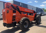 2017 SKYTRAK 10054 10000 LB DIESEL TELESCOPIC FORKLIFT TELEHANDLER PNEUMATIC 4WD OUTRIGGERS 2436 HOURS STOCK # BF91042359-NLE - United Lift Equipment LLC