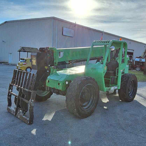 2017 SKYTRAK 6036 6000 LB DIESEL TELESCOPIC FORKLIFT TELEHANDLER PNEUMATIC 4WD OPEN CAB 2869 HOURS STOCK # BF9357149-WIFL