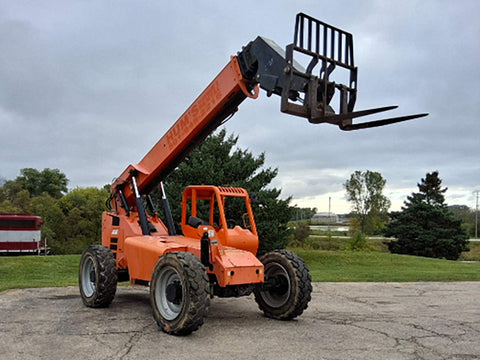 2016 SKYTRAK 6042 6000 LB DIESEL TELESCOPIC FORKLIFT TELEHANDLER PNEUMATIC 4WD OPEN CAB 2423 HOURS STOCK # BF9408529-WIB