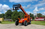 2016 SKYTRAK 6042 6000 LB DIESEL TELESCOPIC FORKLIFT TELEHANDLER PNEUMATIC 4WD OPEN CAB 2691 HOURS STOCK # BF9408579-WIB