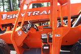2018 SKYTRAK 8042 8000 LB DIESEL TELESCOPIC FORKLIFT TELEHANDLER PNEUMATIC 4WD OPEN CAB 2803 HOURS STOCK # BF9695149-NLE