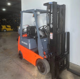 2001 TOYOTA 7FGCU15 3000 LB LP GAS FORKLIFT CUSHION 82/189" 3 STAGE MAST SIDE SHIFTER 4406 HOURS STOCK # BF985169-ARB - United Lift LLC