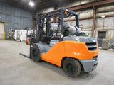 2020 TOYOTA 8FG45U 10000 LB LP GAS FORKLIFT PNEUMATIC 94/132 2 STAGE FULL FREE LIFT MAST SIDE SHIFTING FORK POSITIONER 1728 HOURS STOCK # BF9319459-EBMT