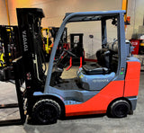2016 TOYOTA 8FGCU30 6000 LB LP GAS FORKLIFT CUSHION 83/171" 3 STAGE MAST SIDE SHIFTING FORK POSITIONER 1217 HOURS STOCK # BF992359-BUF - United Lift LLC