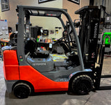 2016 TOYOTA 8FGCU30 6000 LB LP GAS FORKLIFT CUSHION 83/171" 3 STAGE MAST SIDE SHIFTING FORK POSITIONER 1217 HOURS STOCK # BF992359-BUF - United Lift LLC