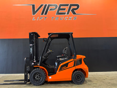 2026 VIPER FB25F 5000 LB 80 VOLT LITHIUM-ION ELECTRIC FORKLIFT PNEUMATIC 85/189" 3 STAGE MAST SIDE SHIFTER STOCK # BF9283529-ILE