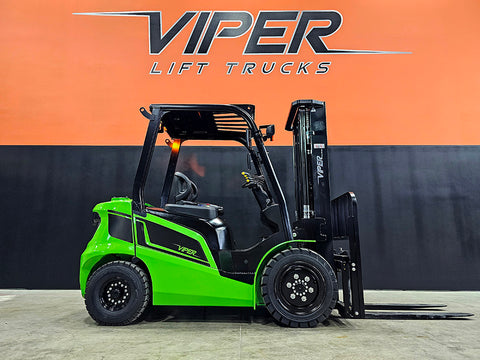 2026 VIPER FB30 6000 LB 80 VOLT LITHIUM-ION ELECTRIC FORKLIFT PNEUMATIC 88/189" 3 STAGE MAST SIDE SHIFTER STOCK # BF9379159-ILE