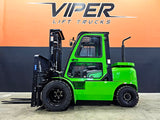 2026 VIPER FD45 10000 LB DIESEL FORKLIFT PNEUMATIC 90/189" 3 STAGE MAST SIDE SHIFTING FORK POSITIONER ENCLOSED HEATED CAB STOCK # BF9546829-ILE - United Lift LLC