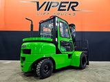 2026 VIPER FD45 10000 LB DIESEL FORKLIFT PNEUMATIC 90/189" 3 STAGE MAST SIDE SHIFTING FORK POSITIONER ENCLOSED HEATED CAB STOCK # BF9546829-ILE - United Lift LLC