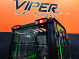 2026 VIPER FD45 10000 LB DIESEL FORKLIFT PNEUMATIC 90/189" 3 STAGE MAST SIDE SHIFTING FORK POSITIONER ENCLOSED HEATED CAB STOCK # BF9546829-ILE - United Lift LLC