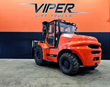 2025 VIPER RT110 11000 LB DIESEL 4X4 FORKLIFT PNEUMATIC 95/196" 3 STAGE MAST SIDE SHIFTER HEATED CAB STOCK # BF9794289-ILE - United Lift LLC