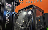 2026 VIPER RTD35F-4 8000 LB DIESEL FORKLIFT PNEUMATIC 95/185" 3 STAGE MAST SIDE SHIFTER HEATED CAB STOCK # BF9509529-ILE