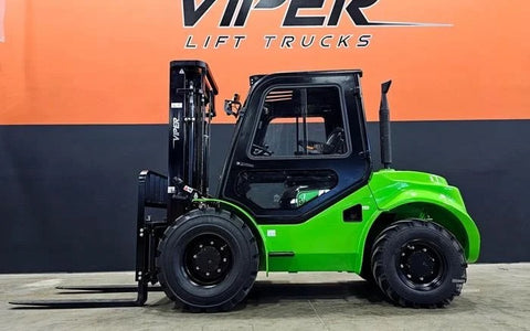2026 VIPER RTD35F-4 8000 LB DIESEL FORKLIFT PNEUMATIC 95/185" 3 STAGE MAST SIDE SHIFTER HEATED CAB STOCK # BF9509529-ILE