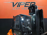2026 VIPER RTD35F-2 8000 LB DIESEL FORKLIFT PNEUMATIC 95/185" 3 STAGE MAST SIDE SHIFTER HEAT & AC ENCLOSED CAB STOCK # BF9494529-ILE - United Lift LLC