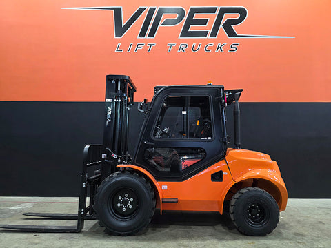 2026 VIPER RTD35F-2 8000 LB DIESEL FORKLIFT PNEUMATIC 95/185" 3 STAGE MAST SIDE SHIFTER HEAT & AC ENCLOSED CAB STOCK # BF9494529-ILE
