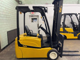 2010 YALE ERP040VTN36TE082 4000 LB 94/216" 3 STAGE MAST ELECTRIC FORKLIFT CUSHION SIDE SHIFTER 7539 HOURS STOCK # BF952279-BEMIN - United Lift Equipment LLC