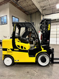 2018 YALE GLC135VX 13500 LB LP GAS FORKLIFT CUSHION 100/185" 3 STAGE MAST STOCK # BF9531519-BUF - United Lift Equipment LLC