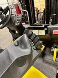 2018 YALE GLC135VX 13500 LB LP GAS FORKLIFT CUSHION 100/185" 3 STAGE MAST STOCK # BF9531519-BUF - United Lift Equipment LLC