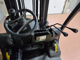 2015 YALE GLC155VXN 15500 LB LP GAS FORKLIFT CUSHION 107/133" 2 STAGE MAST SIDE SHIFTING FORK POSITIONER 5100 HOURS STOCK # BF9361729-RIL