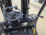 2020 YALE GLC155VX 15500 LB LP GAS FORKLIFT CUSHION 88/150" 3 STAGE MAST SIDE SHIFTING FORK POSITIONER 2300 HOURS STOCK # BF9478139-RIL