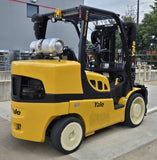 2020 YALE GLC155VX 15500 LB LP GAS FORKLIFT CUSHION 88/150" 3 STAGE MAST SIDE SHIFTING FORK POSITIONER 2300 HOURS STOCK # BF9478139-RIL