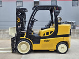 2020 YALE GLC155VX 15500 LB LP GAS FORKLIFT CUSHION 88/150" 3 STAGE MAST SIDE SHIFTING FORK POSITIONER 2300 HOURS STOCK # BF9478139-RIL
