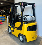 2007 YALE GLP040SVX 4000 LB LP GAS FORKLIFT PNEUMATIC 84/127" 2 STAGE MAST STOCK # BF9110469-ARB