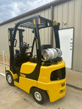 2016 YALE GLP040SVX 4000 LB LP GAS FORKLIFT PNEUMATIC 84/126" 2 STAGE MAST 3210 HOURS STOCK # BF9101389-ARB
