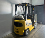 2006 YALE GLP040SVX 4000 LB LP GAS FORKLIFT PNEUMATIC 84/127" 2 STAGE MAST 4276 HOURS STOCK # BF9108389-ARB
