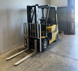 2012 YALE GLP040SVX 4000 LB LP GAS FORKLIFT PNEUMATIC 84/127" 2 STAGE MAST 8581 HOURS STOCK # BF9110489-ARB
