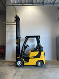 2012 YALE GLP040SVX 4000 LB LP GAS FORKLIFT PNEUMATIC 84/127" 2 STAGE MAST 8581 HOURS STOCK # BF9110489-ARB